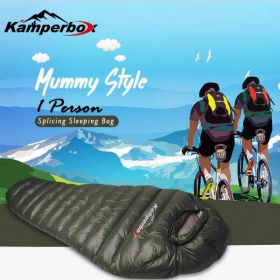 Kamperbox Cold Temperature Winter Sleeping Bag Down Sleeping Bag Winter Camping Sleeping Bag