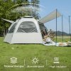 Fully Automatic Quick Opening Tent, Waterproof Sunscreen Mosquito-proof Portable Tent For Outdoor Camping