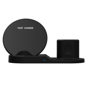 Compatible with Apple , 3-in-1 Wireless Charger (Option: Black-1pcs)